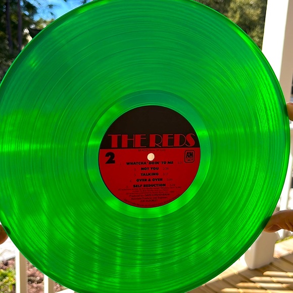 The Reds 1979 Promotional Green Vinyl LP - Picture 4 of 7